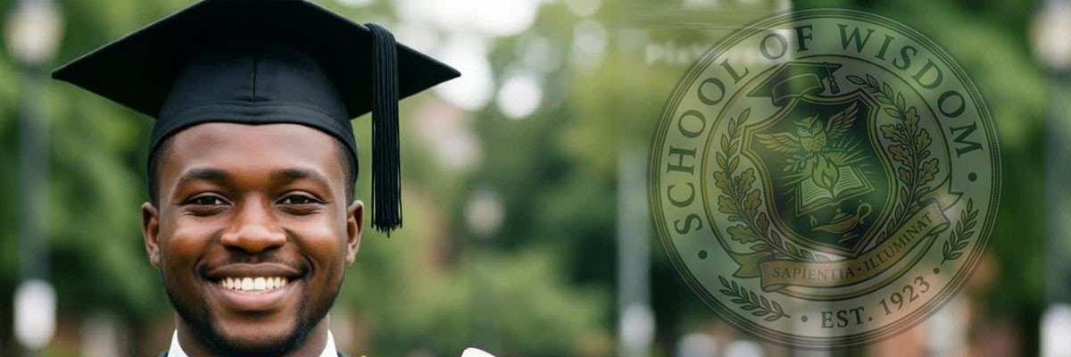 African male graduand